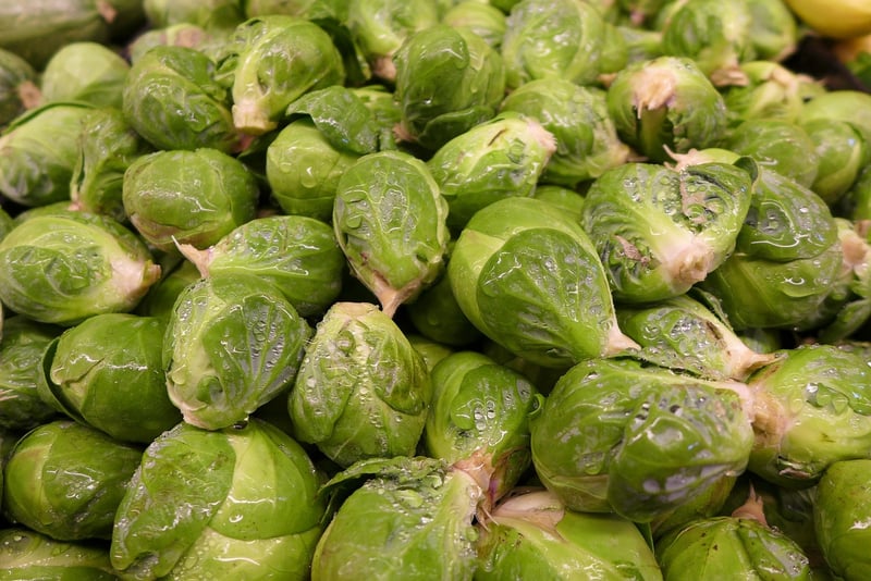 Roasted Brussels Sprouts with Bacon and Maple Syrup